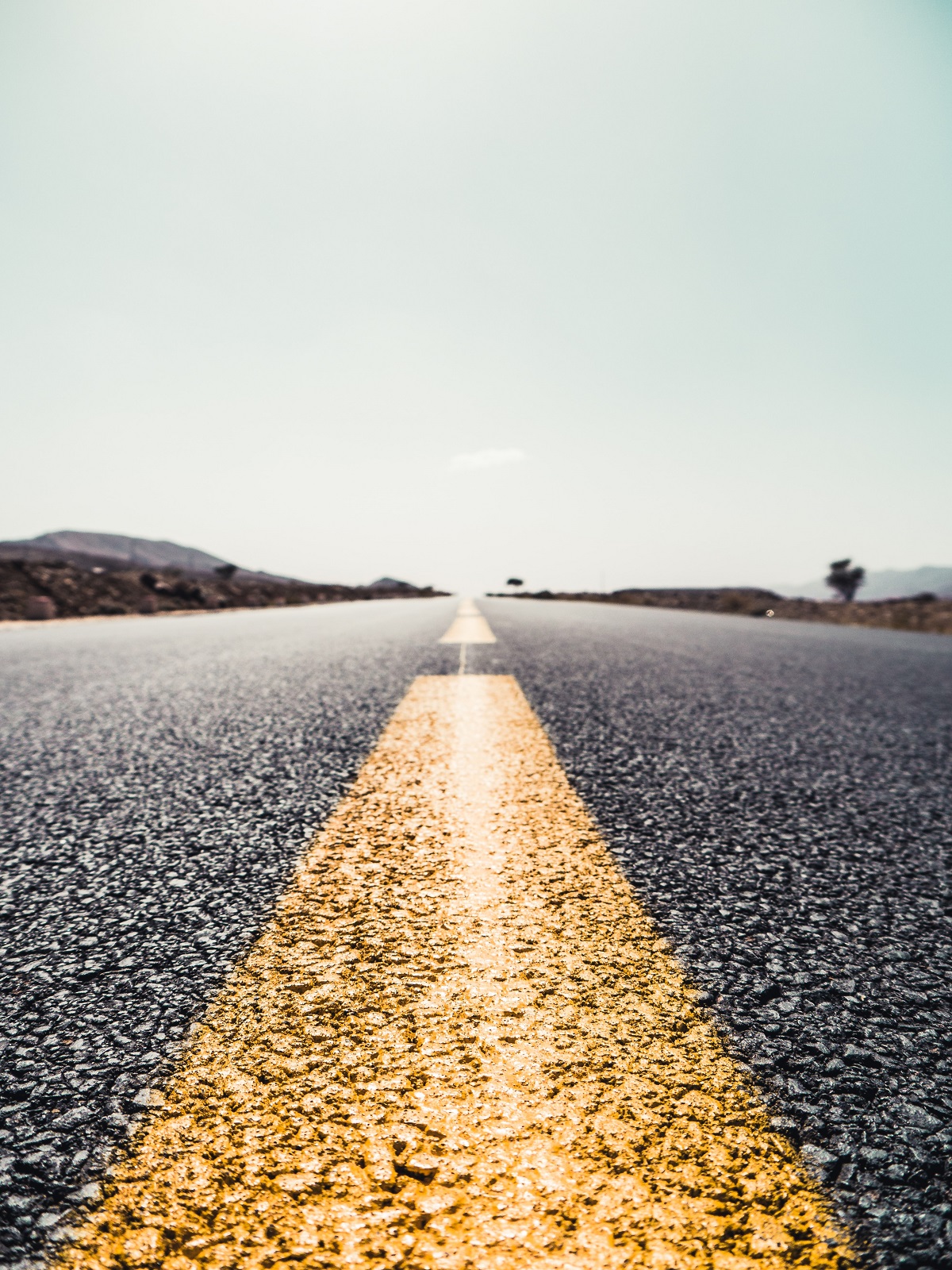 asphalt paved road